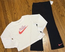 NIKE SPORT AUTHENTIC TODDLERS GIRLS BRAND NEW ORIGINAL 2Pc SET Size 6X, NWT