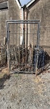 Vintage Metal Gate with Rustic Charm