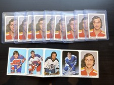 (1) 1973 Quaker Oats WHA Intact Strips Andre Lacroix Gerry Cheevers Jim Harrison