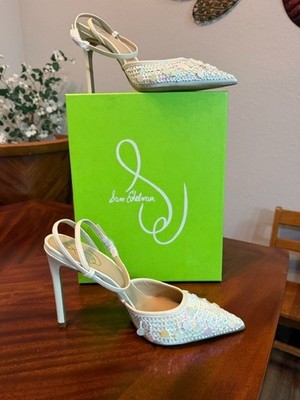 Sam Edelman Sequin Slingback Heels 8.5