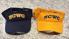 (2) North Carolina Wesleyan College Visor Hat...