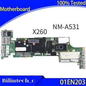 FOR   Thinkpad X260 Notebook Motherboard NM-A531 01EN203 SR2F1 I7-6600U #tp