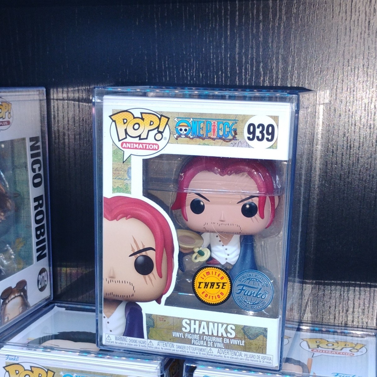 Funko POP! One Piece - Shanks Exclusive Chase Edition 939, Neuve 2024
