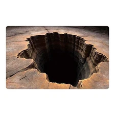 Optical Illusion Rug 3D Optical Bath Mat Floor Rug Door Mat Porch Entrance Pad