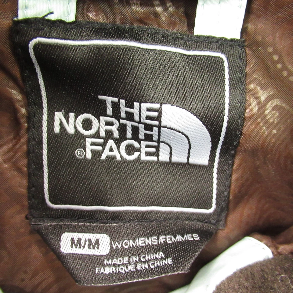 Abrigo North Face para mujer manga larga mediana cremallera completa bolsillos acolchado con capucha 600 Foto 4 de 4