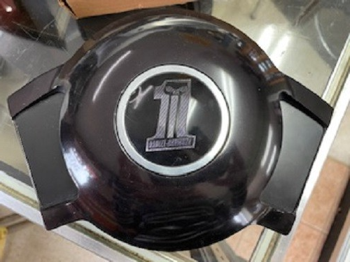 VTG HARLEY DAVIDSON WILLIE G/#1 LOGO FORGED AIR CLEANER COVER TWIN/CAM+EVOS