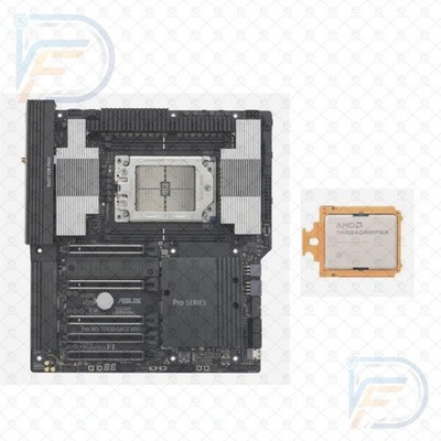 ASUS Pro WS TRX50-SAGE WiFi + AMD Threadripper 7970X CPU Motherboard Combo