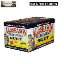 birds DD4-10 All Season High Energy Suet Cake, Case Of 10