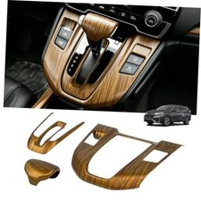 Center Console Gear Shift Panel Cover Gear Shift Knob CRV 2017-2022 Wood Grain