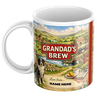PERSONALISIERTER Opas Braubecher für Opa Ihn Mann beliebiger Name Vatertag Geschenk