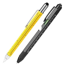 Mens Gifts Cool Tool Pen - Multitool 2PC Gadgets Set for Dad Birthday, Fathers 