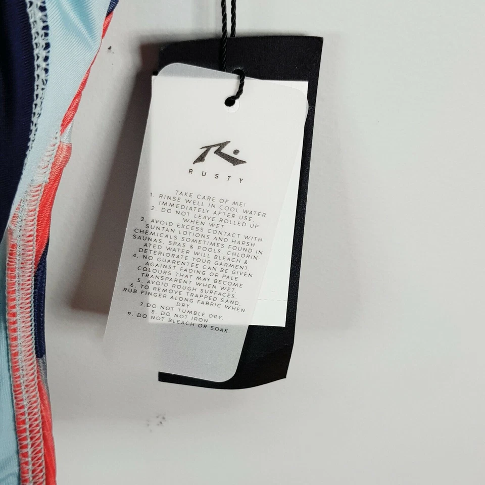 RUSTY | Traje de baño de una pieza de papaya atardecer corte alto para mujer NUEVO [Talla AU 14] Foto 3 de 4