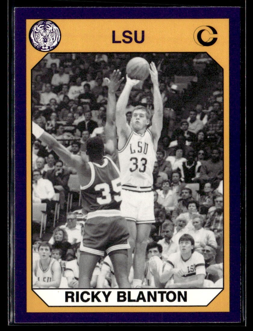 1990 Collegiate Collection LSU Tigers - #4 Ricky Blanton (RC)