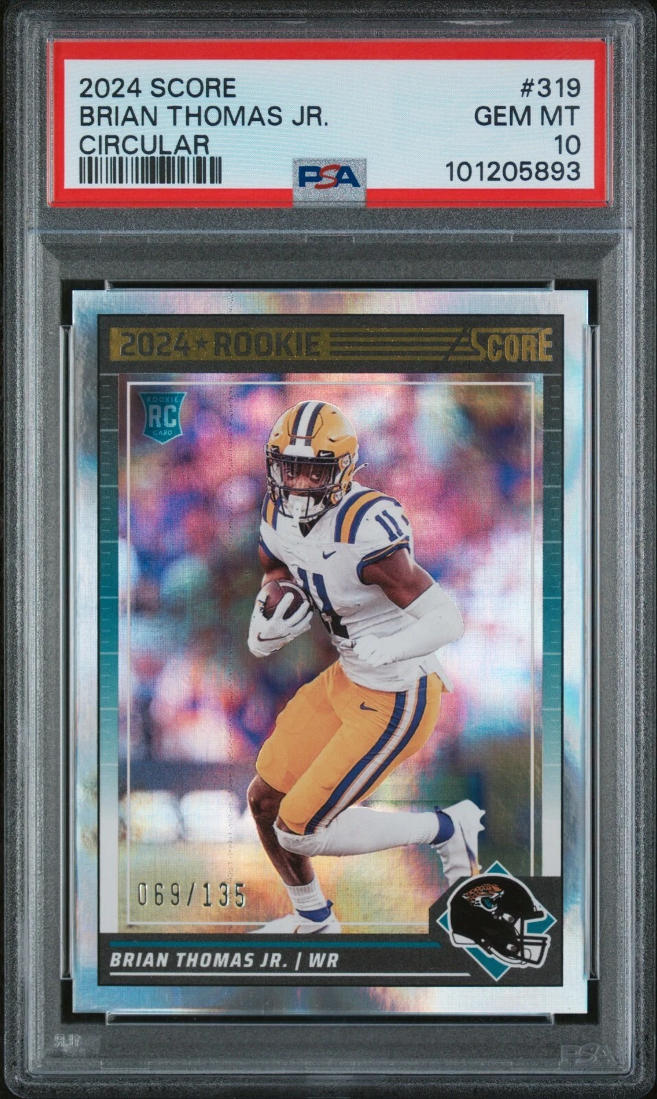 Brian Thomas Panini Score #319 Circular