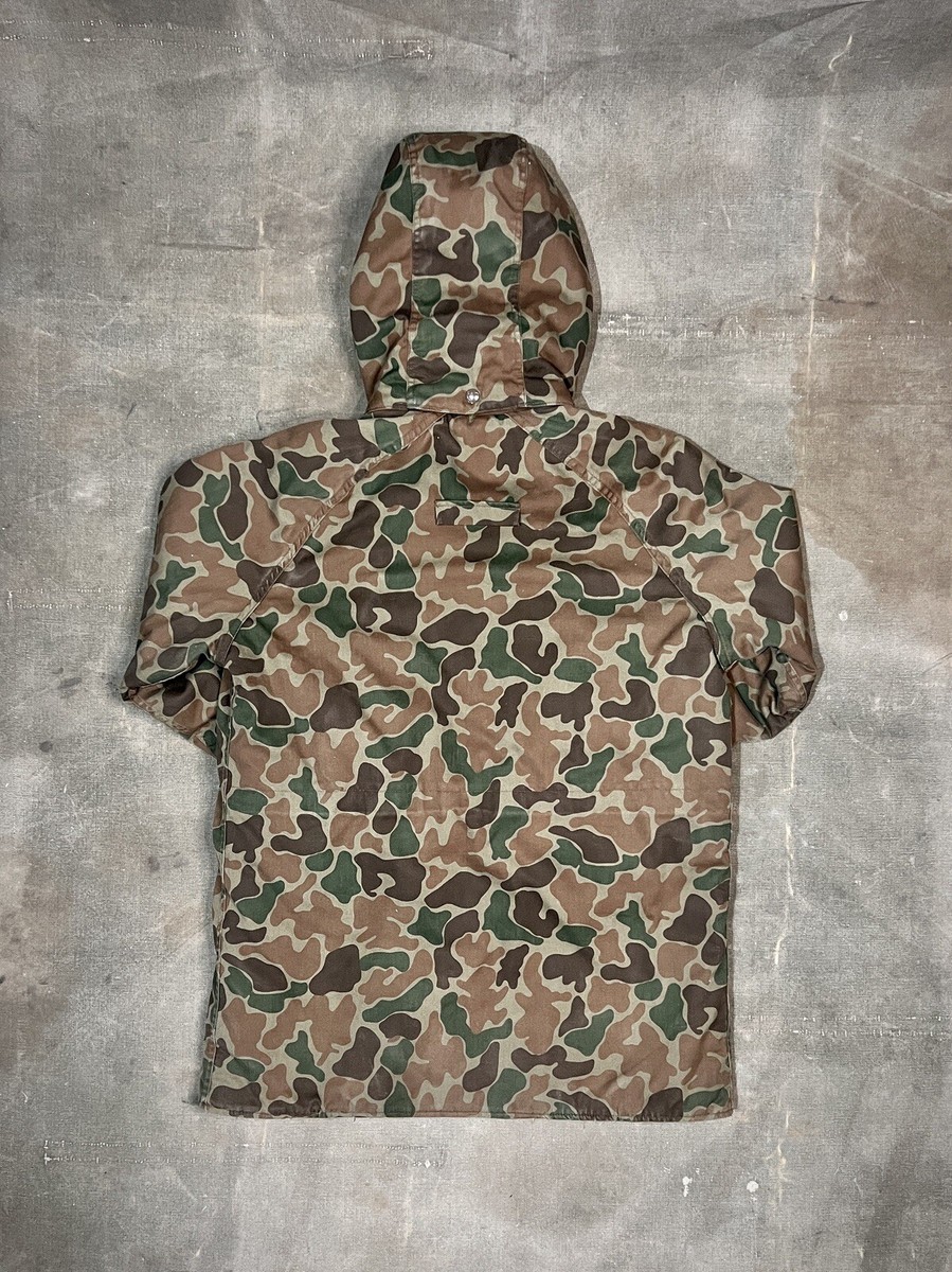 vtg 80's Woolrich Duck Camo Jacket Made in USA Hunting Streetwear