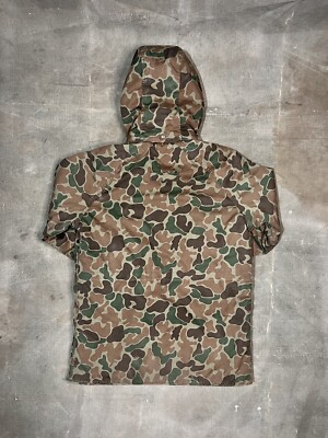vtg 80's Woolrich Duck Camo Jacket Made in USA Hunting Streetwear