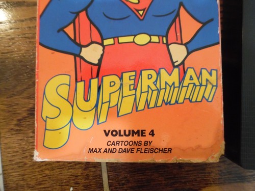 Vintage 1989 UAV Cartoon Classics Collection Superman Volume 4 VHS Rare - Picture 3 of 5