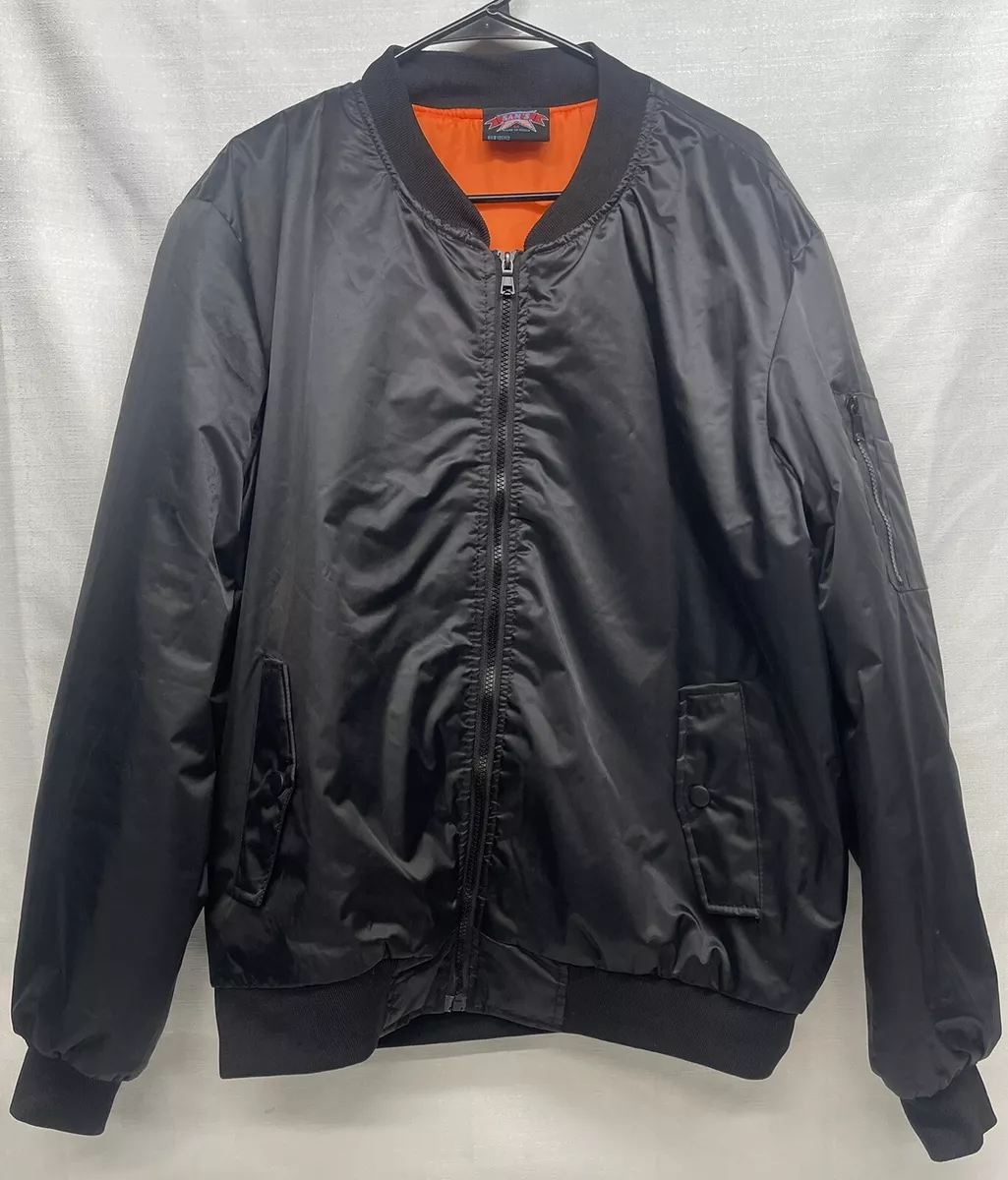 Jacket with top orange lining