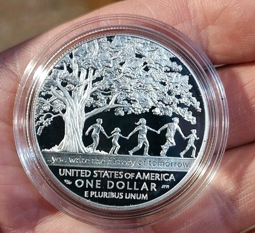2017 P Boys Town Centennial Proof Silver Dollar Commemorative $1 Coin Box + COA - Picture 3 of 7