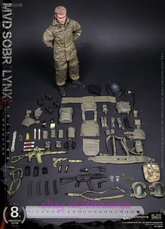 Damtoys 1/6 78059 Russian Spetsnaz MVD SOBR LYNX 8th