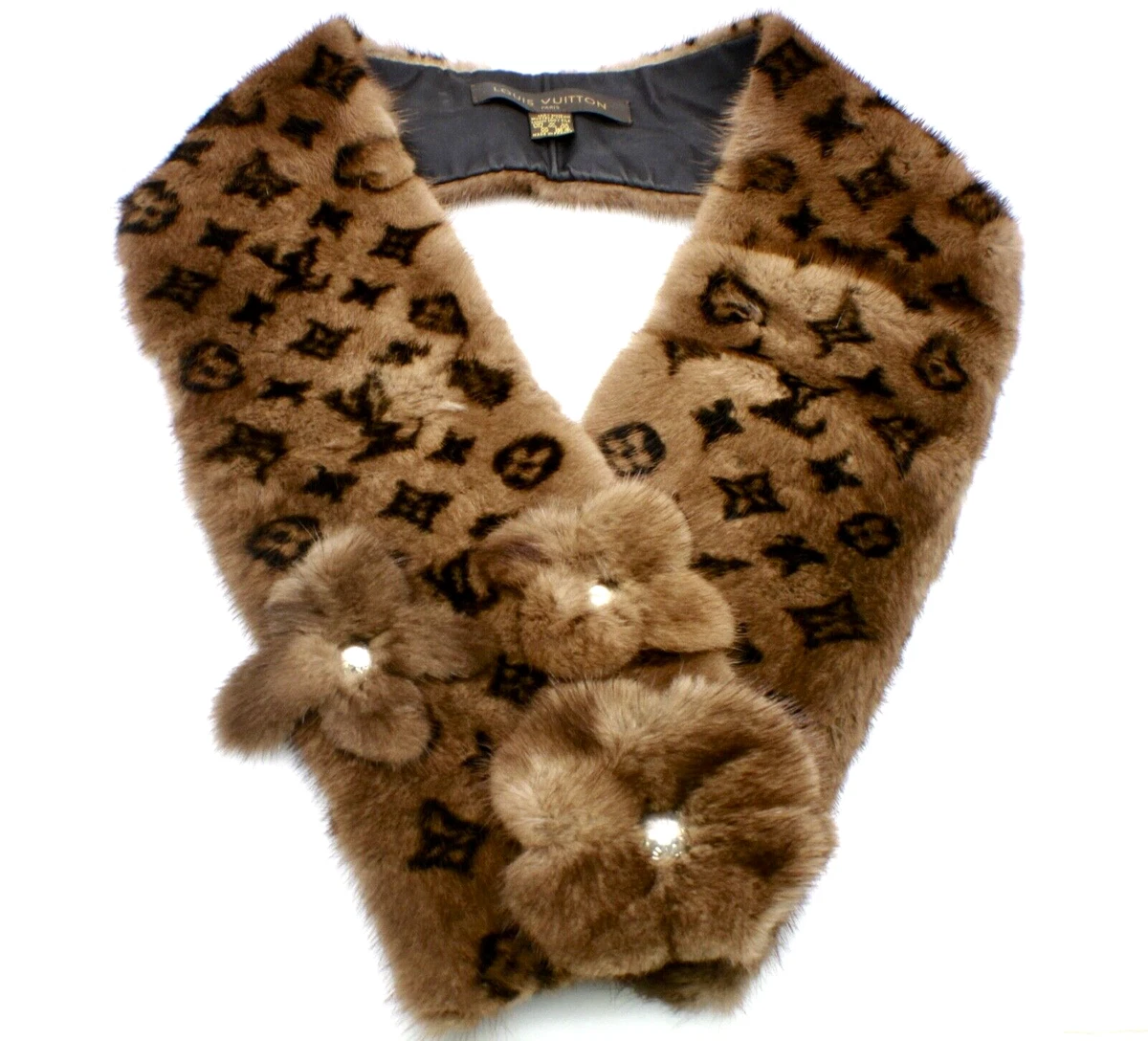 monogram mink fur