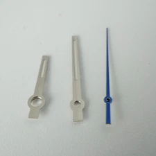 Metallic Blue and Silver Hands for Seiko Mod Parts Custom Fits NH35 NHxx