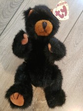 Ty Beanie Baby Ivan 8" Jointed Black Bear 1993 The Attic Treasures Collection