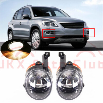 2X Car-Styling Front Fog Lights Driving Lamps e For Volkswagen Tiguan 2007-2011