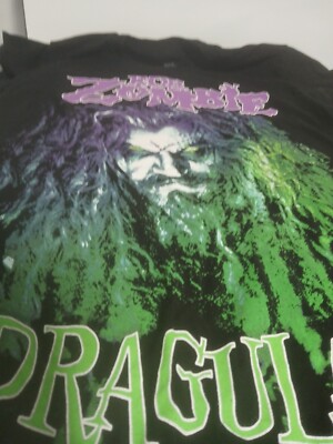 Rob Zombie Dragula T-Shirt Size Adult Sm Black/Green/Purple