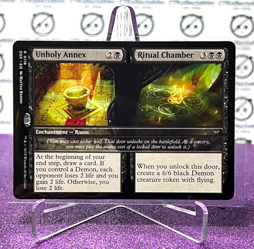 2024 MTG DUSKMOURN HOUSE OF HORROR UNHOLY ANNEX/RITUAL CHAMBER # R 0118 ...