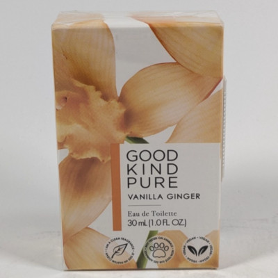 Good Kind Pure Vanilla Ginger Eau de Toilette Spray 1 fl oz New Sealed Fragrance