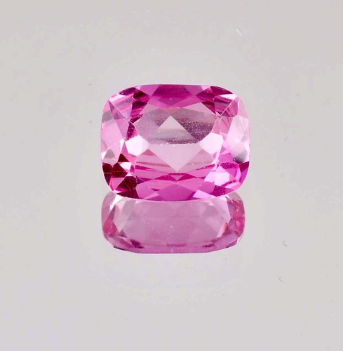 Piedra preciosa Padparadscha melocotón natural 12 x 10 mm 5,30 quilates (certificado GIT) - Imagen 2 de 6