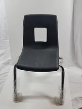 Advantage Black Student Stack School Chair - 14-inch