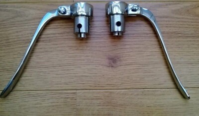 Paire De Manchons/poignées De Cycle Vintage ROD - 80mm, Axe 20mm, Blanches - Fabrication France