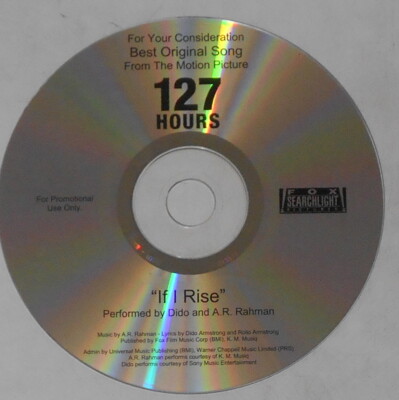 Dido A R Rahman If I Rise 127 Hours U S Promo Cd Ebay