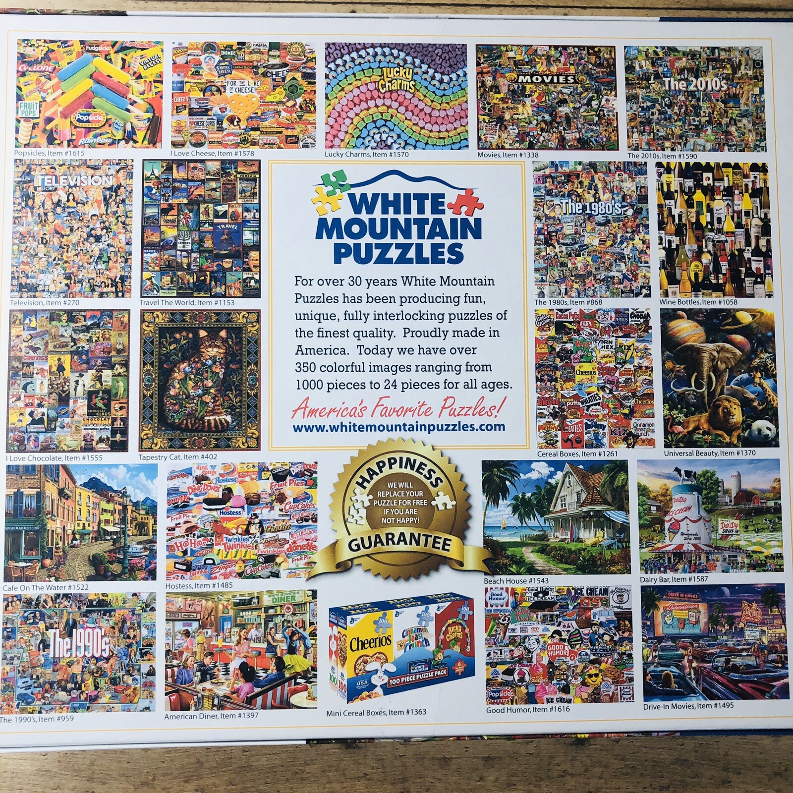 White Mountain "YARD SALE" 1,000piece PUZZLE NEW & SEALED Made in USA
