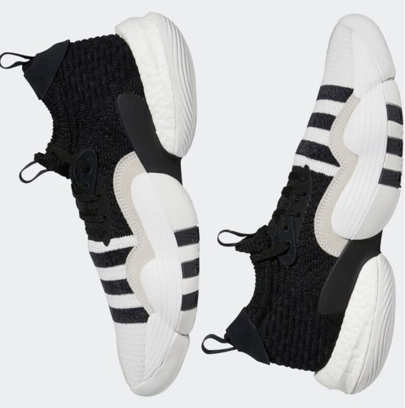 Mens Adidas Trae Young 2 Casual Basketball Shoe Black White H06477 Men