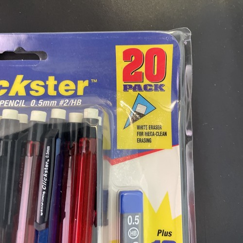 Sanford Clickster Grip Mechanical Pencil 0.5mm 20 Pk NEW #66120 Ultra Fine 1997 - 第 9/11 張圖片