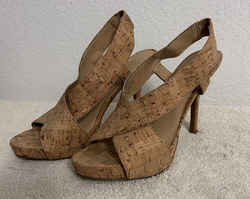 Nine West Damengröße 7,5 Korkboden & Stilettos-Absatz WNORCHESTRA