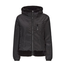 James Lakeland Reversible Bomber Jacket Black Size Uk Xs (8) #ref76