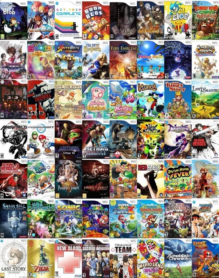 Nintendo Wii Games J TO Q Buy 2 Get FREE SHIPPING Buy 2 get 1  Free You Pick - Image 2 of 2