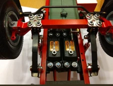 Dual Servo Kit Improved Steering Upgrade for Tamiya 1/14 Scale Semi Truck