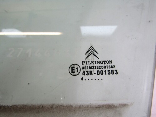 9201A9 Glas Absteigend Anschluss Vorne Links CITROEN C3 1.1 44KW 5P B 5M (200 - Bild 2 von 2
