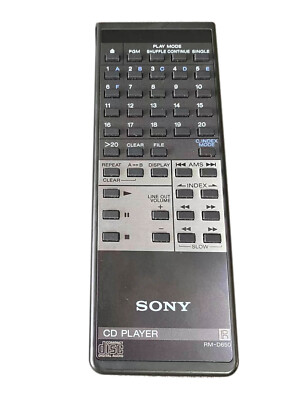 Original Sony CD Player CDP-XA5ES CDP-XA50ES CDP-553ESD Remote