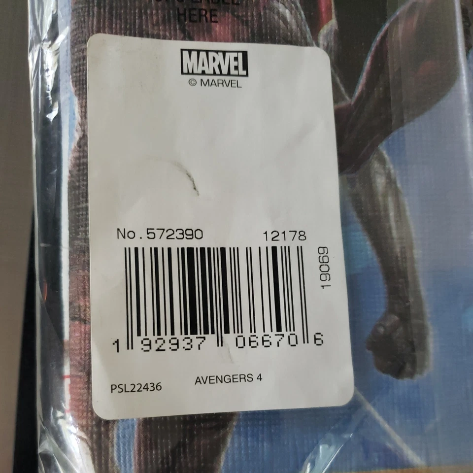 NUEVO SELLADO Marvel Avengers 4 Cubierta de Mesa Papel Fiesta Cumpleaños Lote Foto 3 de 4