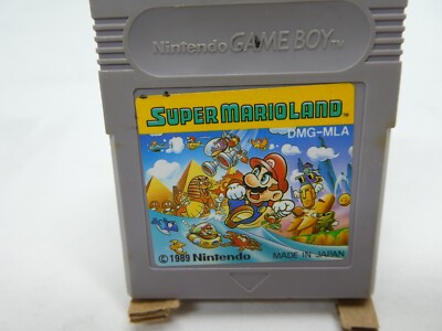 Super Mario Land (Nintendo GameBoy, 1989) DMG-MLA JPN Ver US Seller Cleaned pins