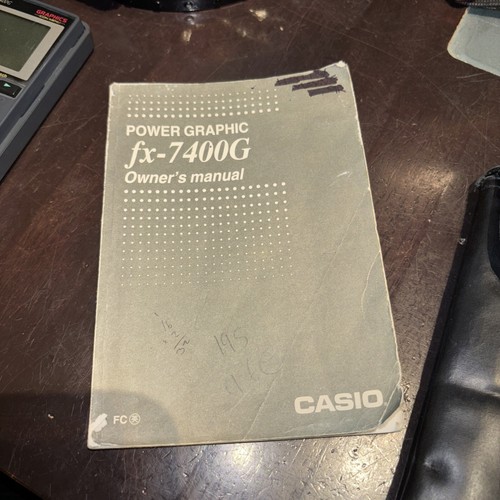 Casio Power Graphic fx-7400G Plus Scientific Calculator Plus Owners Manual, Case - Picture 3 of 6