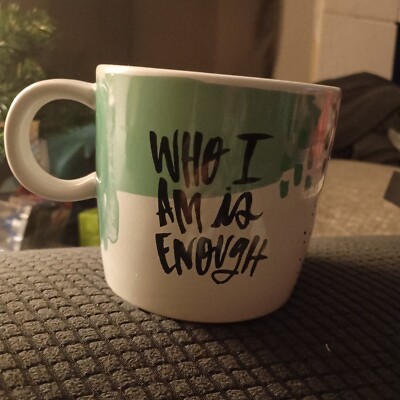 Day Spring ''Who I Am Is Enough'' + ''God Fills All Voids'' 14oz Coffee Mug