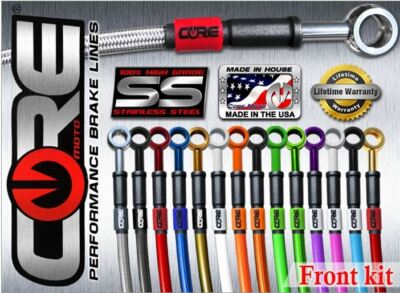 APRILIA RSV4 2008-2010 FRONT BRAKE LINE KIT (2 LINES) COREMOTO