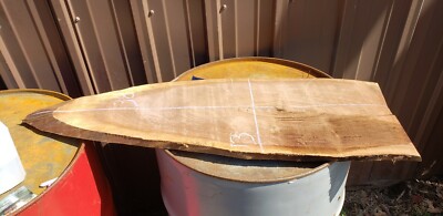 Planche En Bois De Noyer Live Edge Brut - Forme Irrégulière Unique - Pour Table, Signalétique, Déco